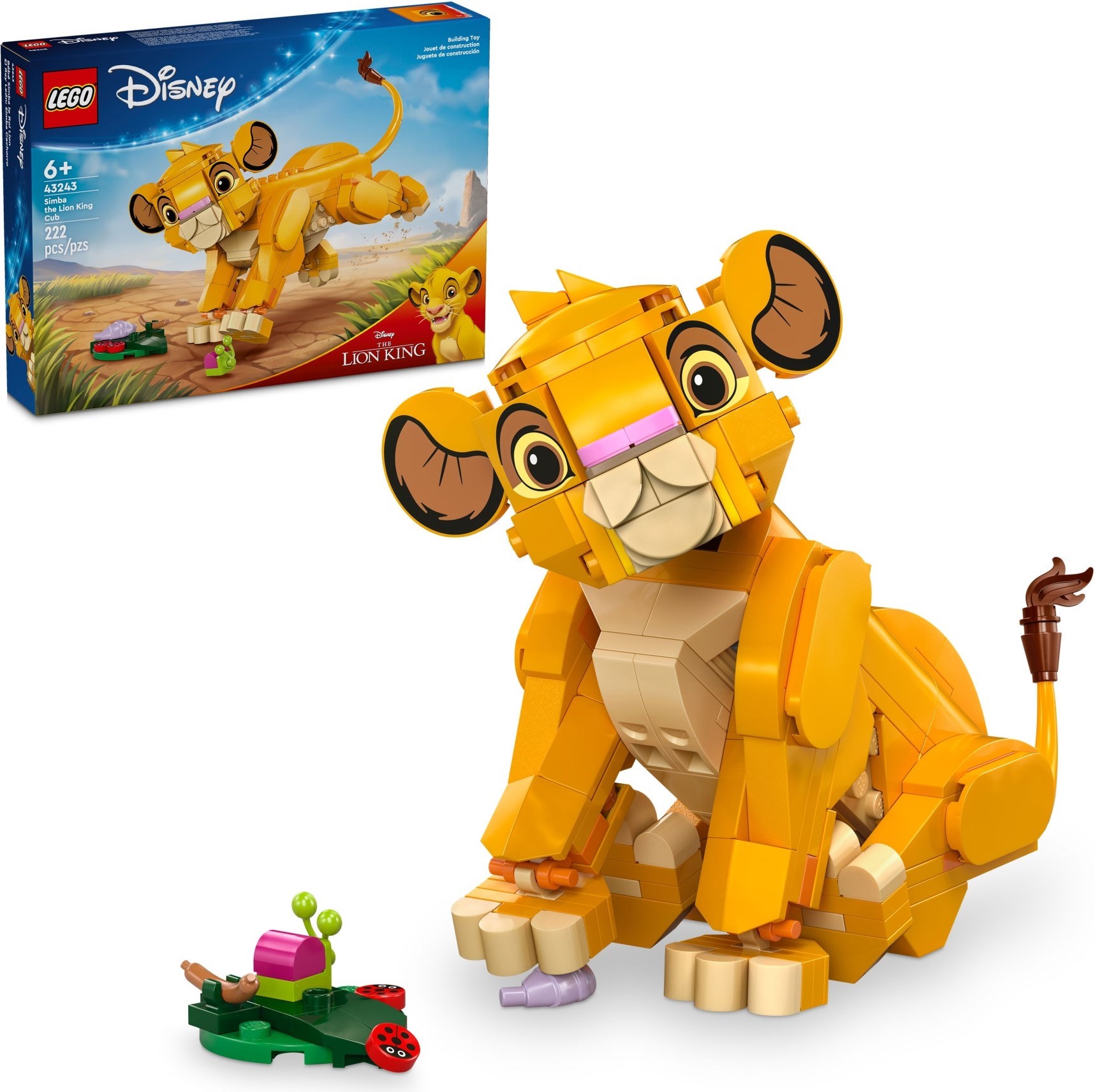 Изображение товара Конструктор LEGO Disney Симба Детеныш Короля Льва 192 детали для детей от 6 лет