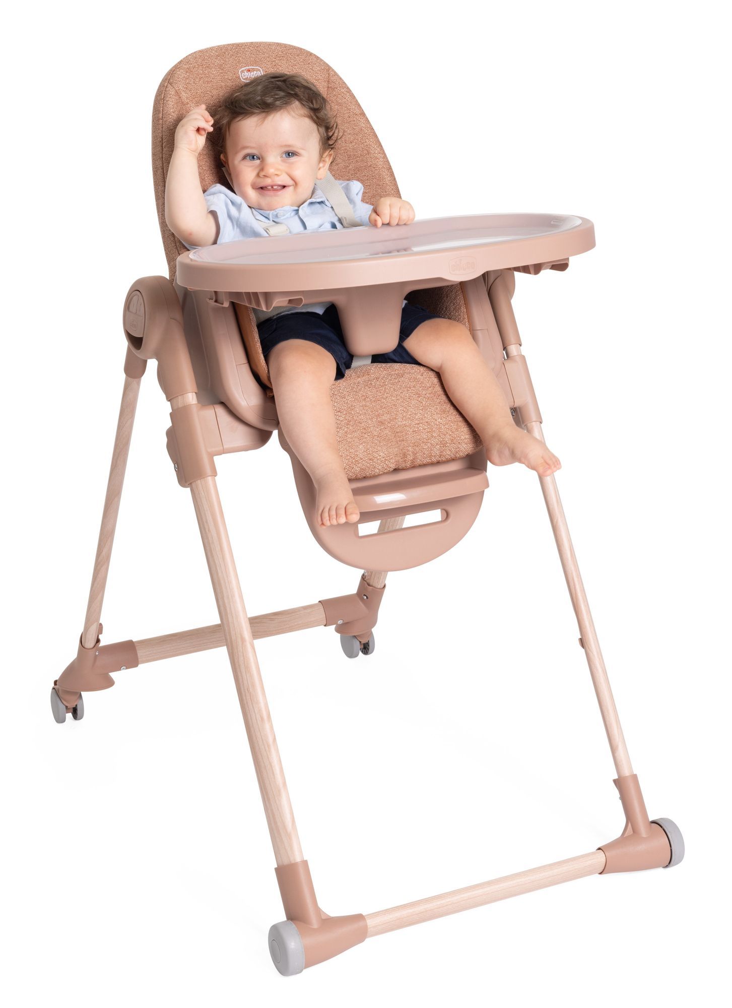 Стульчик для кормления Chicco коричневый - фото 16