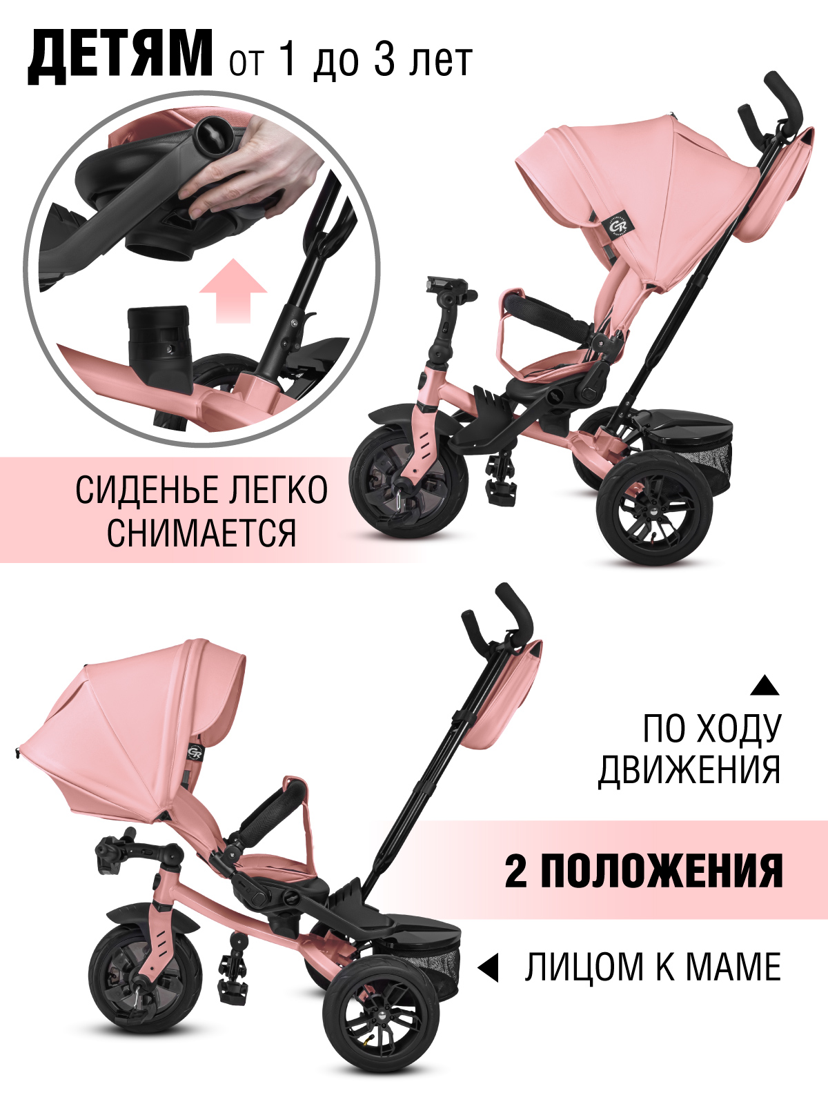 Трехколесный велосипед CITYRIDE - фото 3