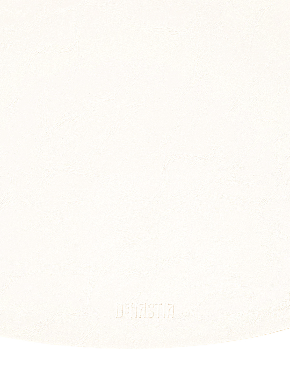 Салфетка сервировочная DeNASTIA Металлик 45x36 см экокожа белый E000584 - фото 3