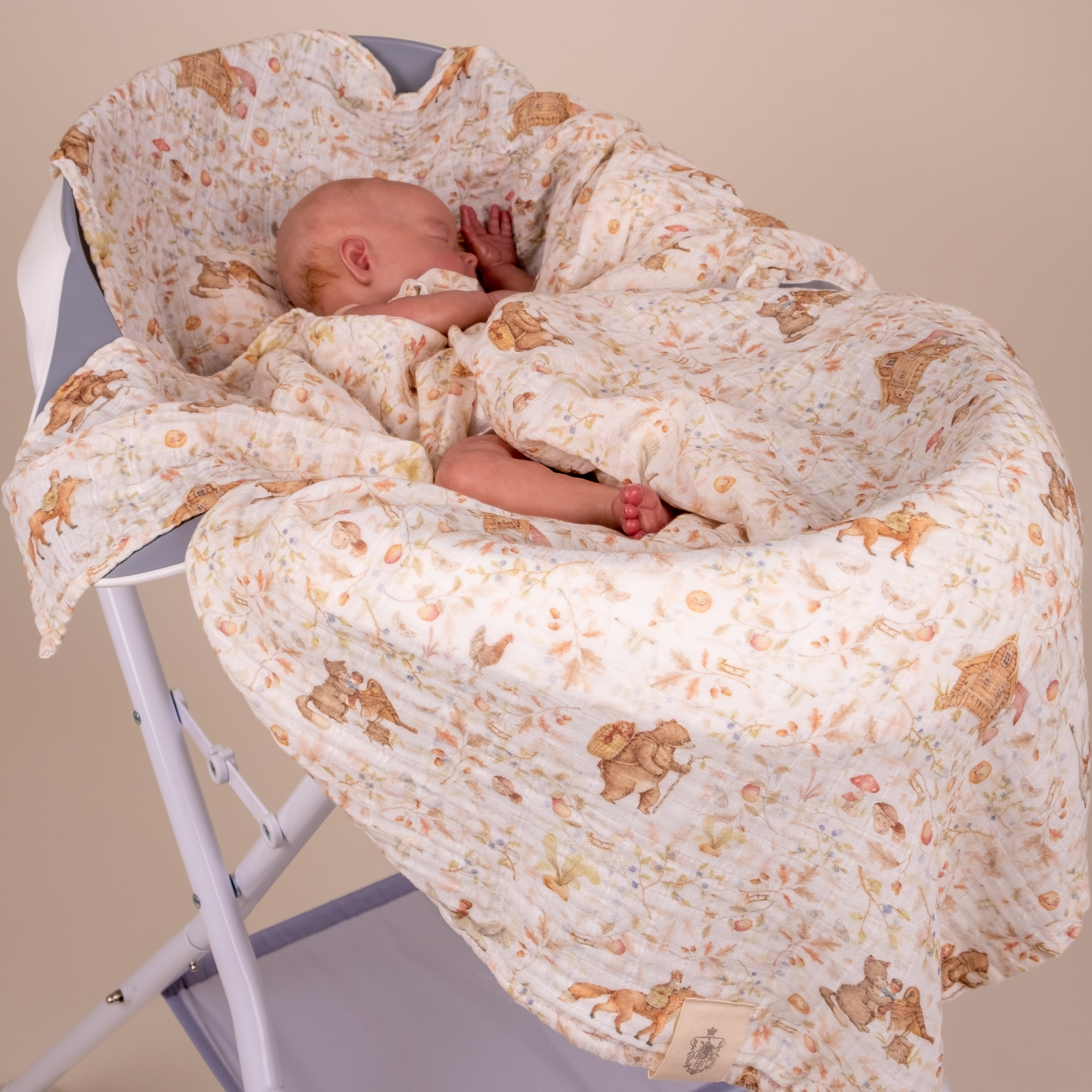 Пелёнка НаследникЪ Выжанова Набор муслиновых пеленок муслин 120х120 см 2 шт. - фото 7