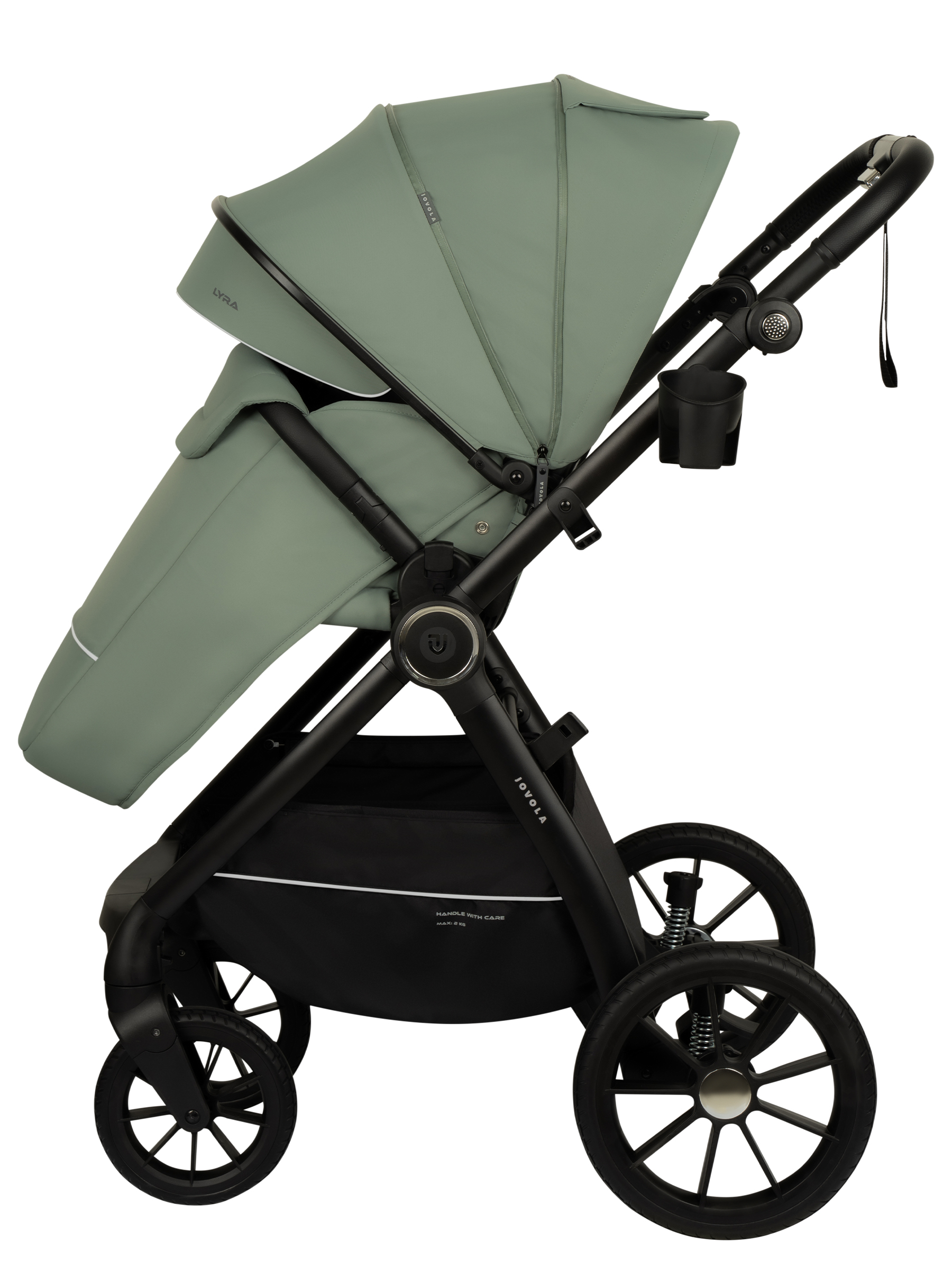 Коляска прогулочная JOVOLA LYRA зеленый - фото 20