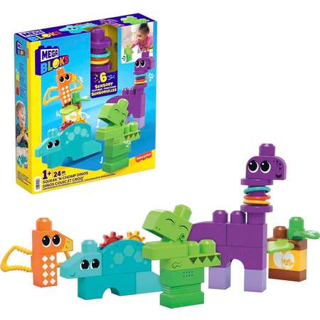 Конструктор Mega Bloks Squeak n Chomp Dinos блочный
