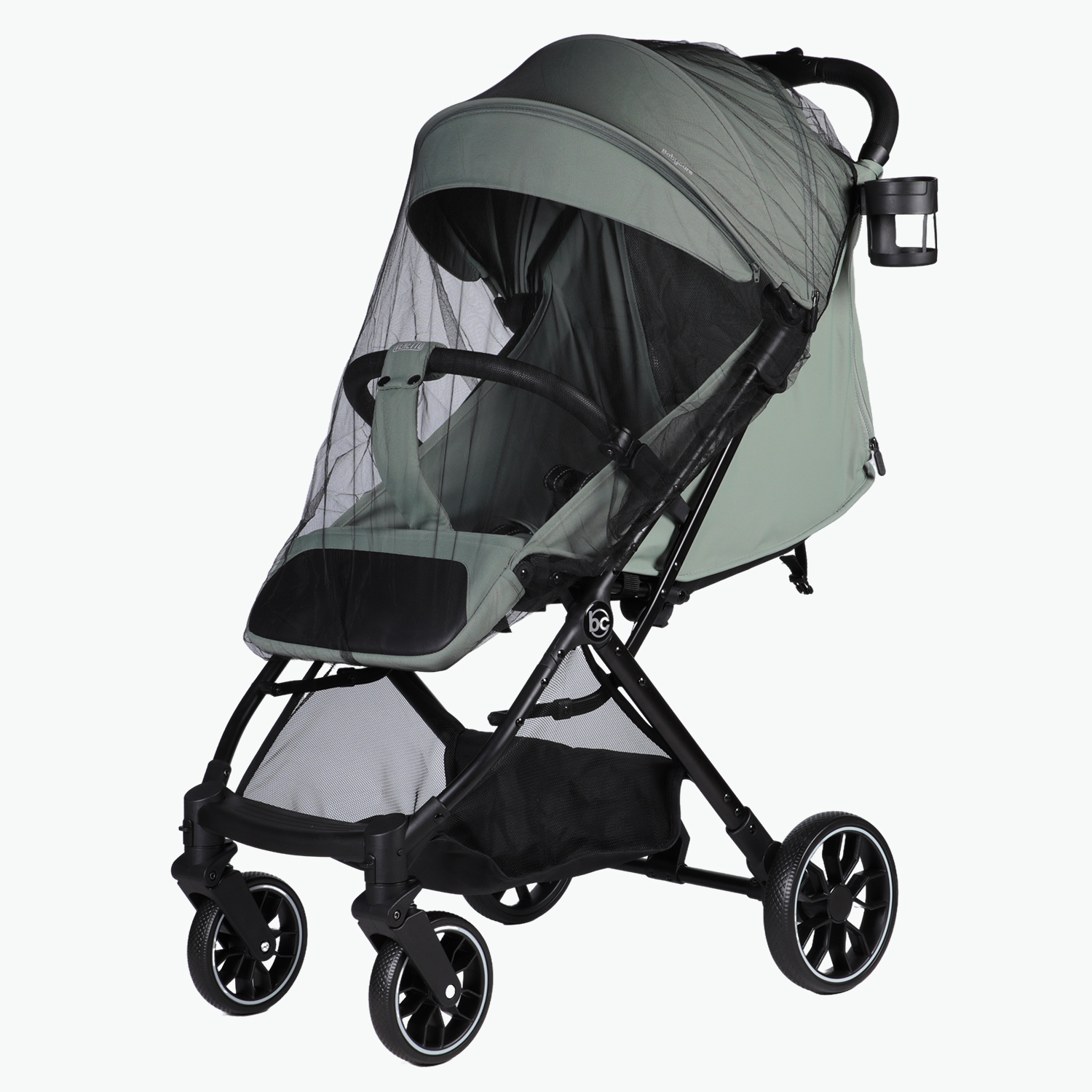 Коляска прогулочная BabyCare Venetto Оливковый хаки - фото 4