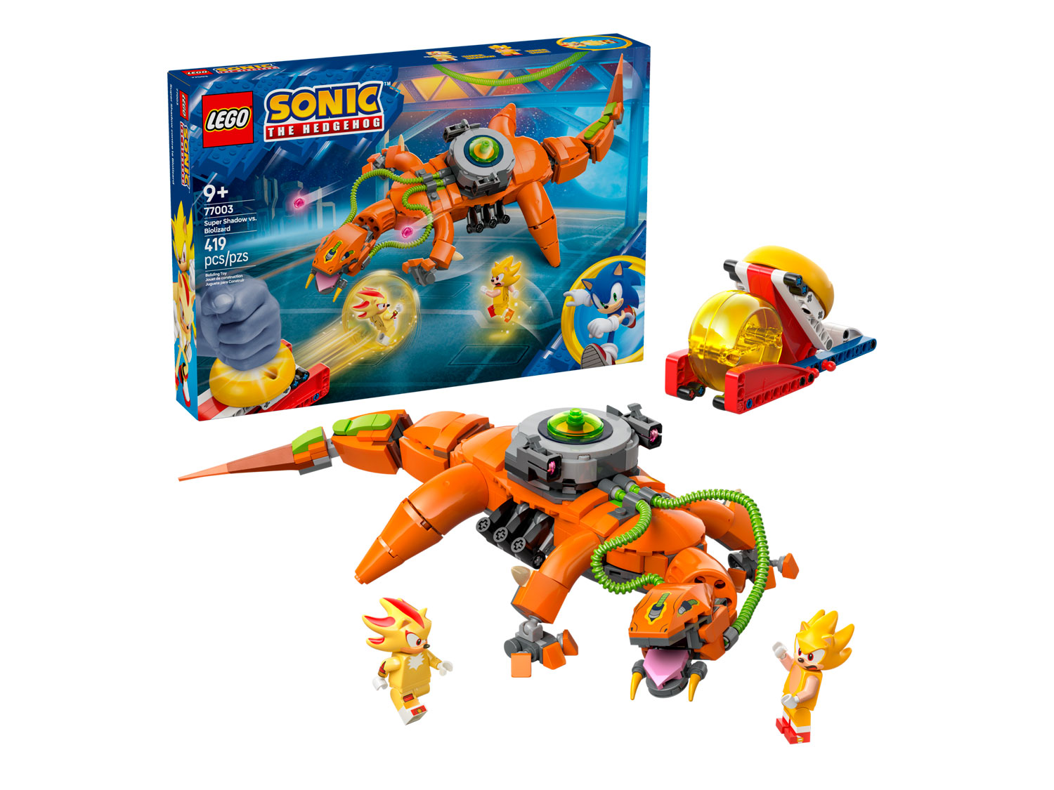 Конструктор LEGO Sonic the Hedgehog Супер Шедоу 419 дет. - фото 1
