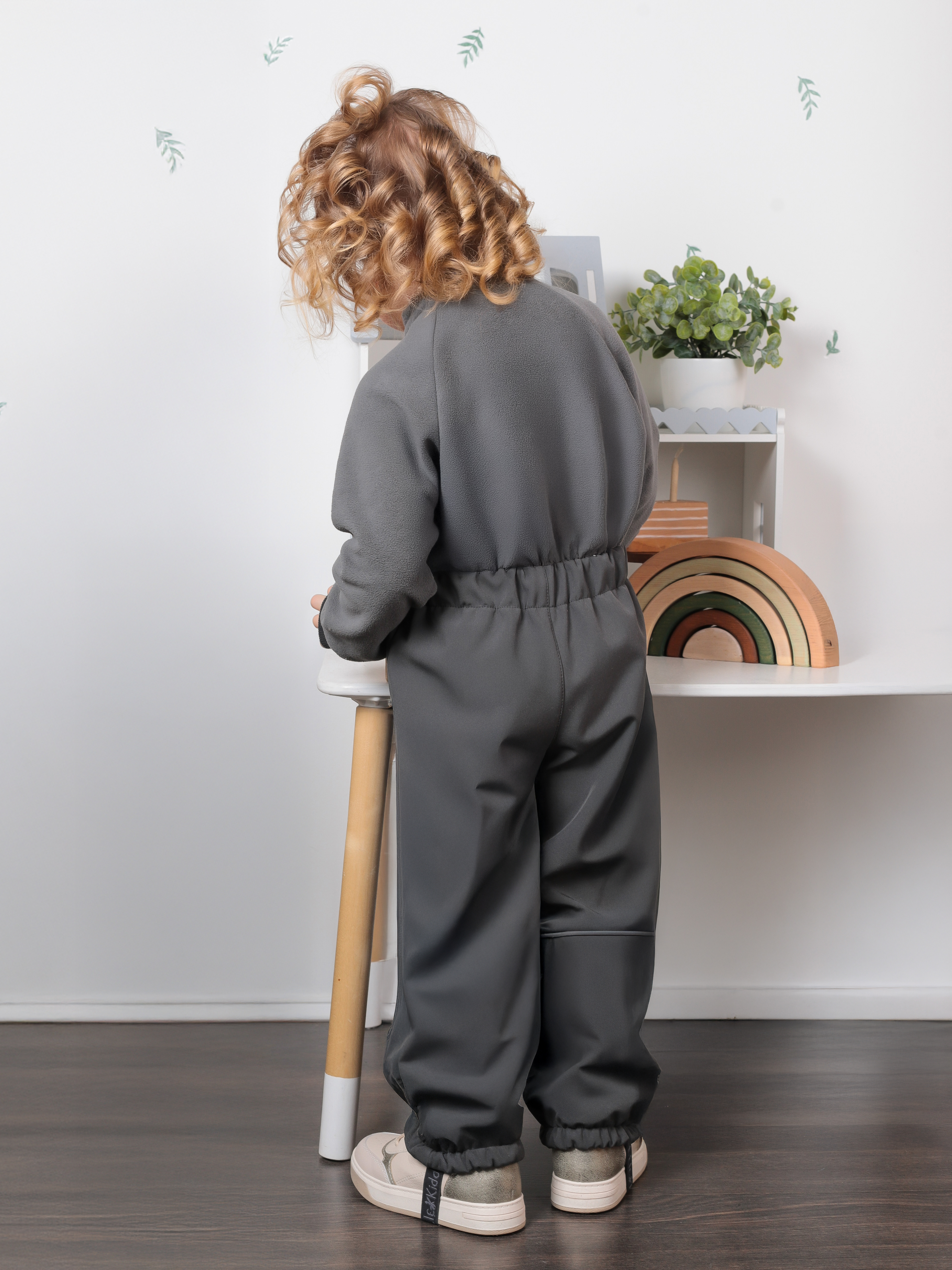 Комбинезон LittleKiddy kombez-mixтемно-серый - фото 8