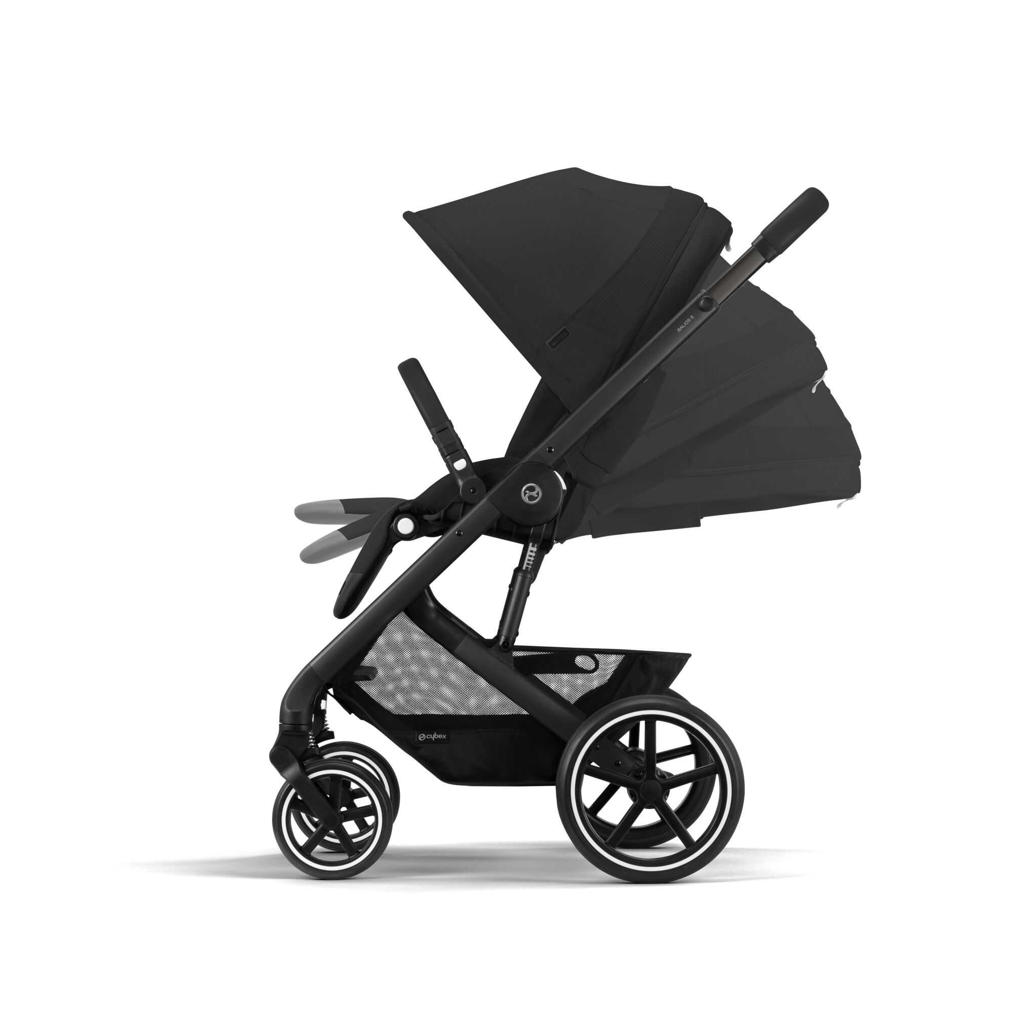 Коляска 3в1 Cybex Balios S Lux Moon Black - фото 6