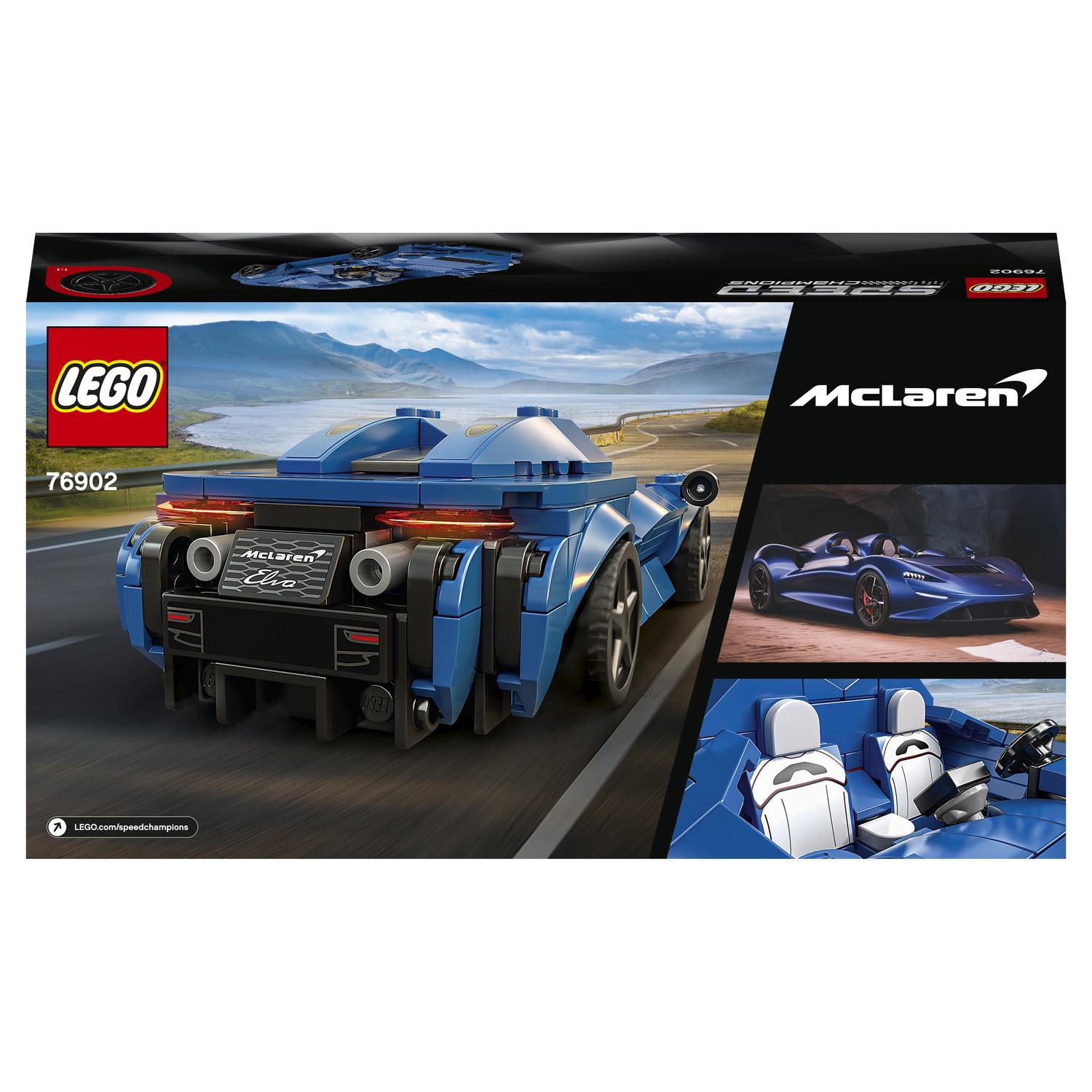 Конструктор LEGO Speed Champions McLaren Elva блочный - фото 3
