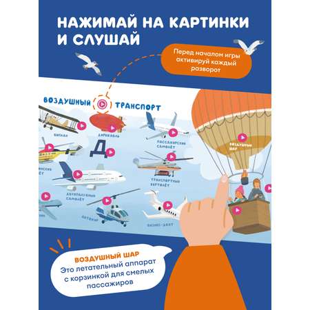 Игрушка Abumba книжка Fingerbook Транспорт