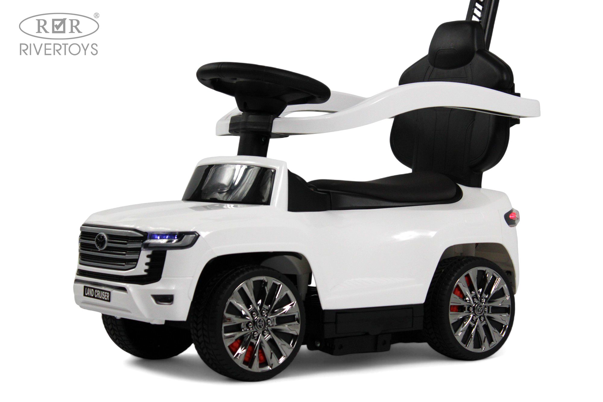 Каталка RIVERTOYS Z002ZZ-C-WHITE белый - фото 6