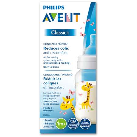 Бутылочка Philips Avent Classic+ 260 мл