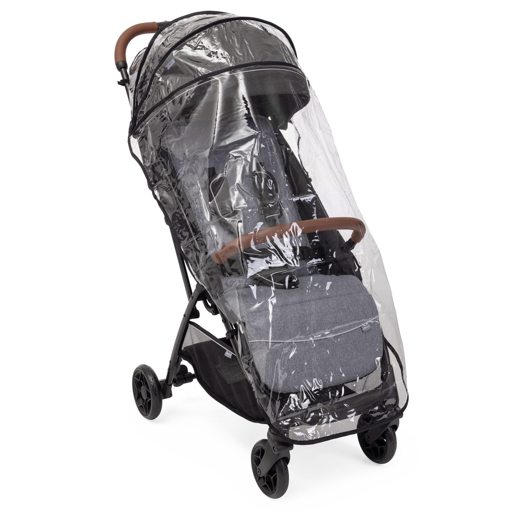 Коляска прогулочная Chicco серый - фото 13