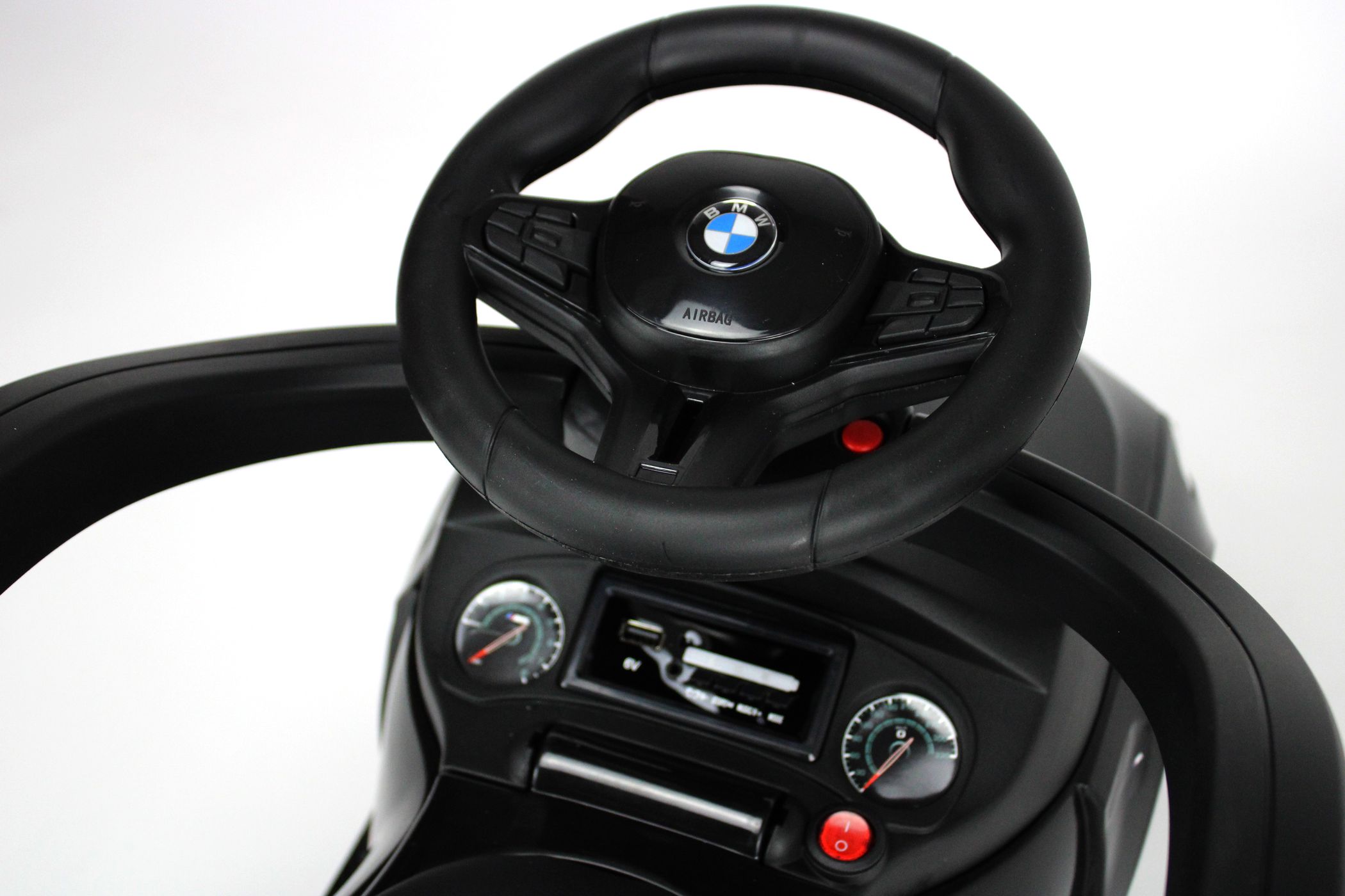 Электромобиль RIVERTOYS BMW A999MP-H-BLACK - фото 7
