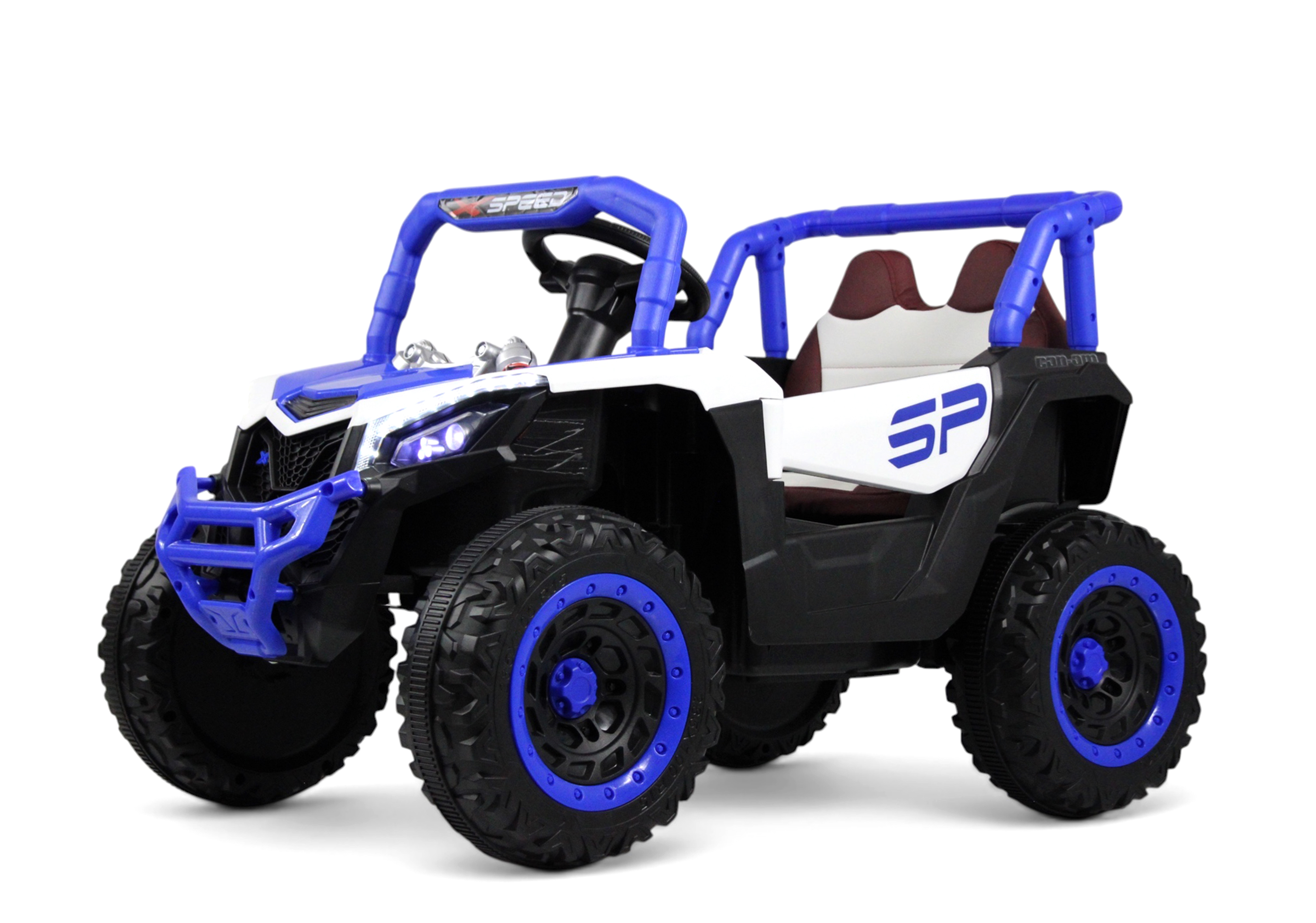 Электромобиль RIVERTOYS М303БХ-BLUE С пультом ДУ - фото 1
