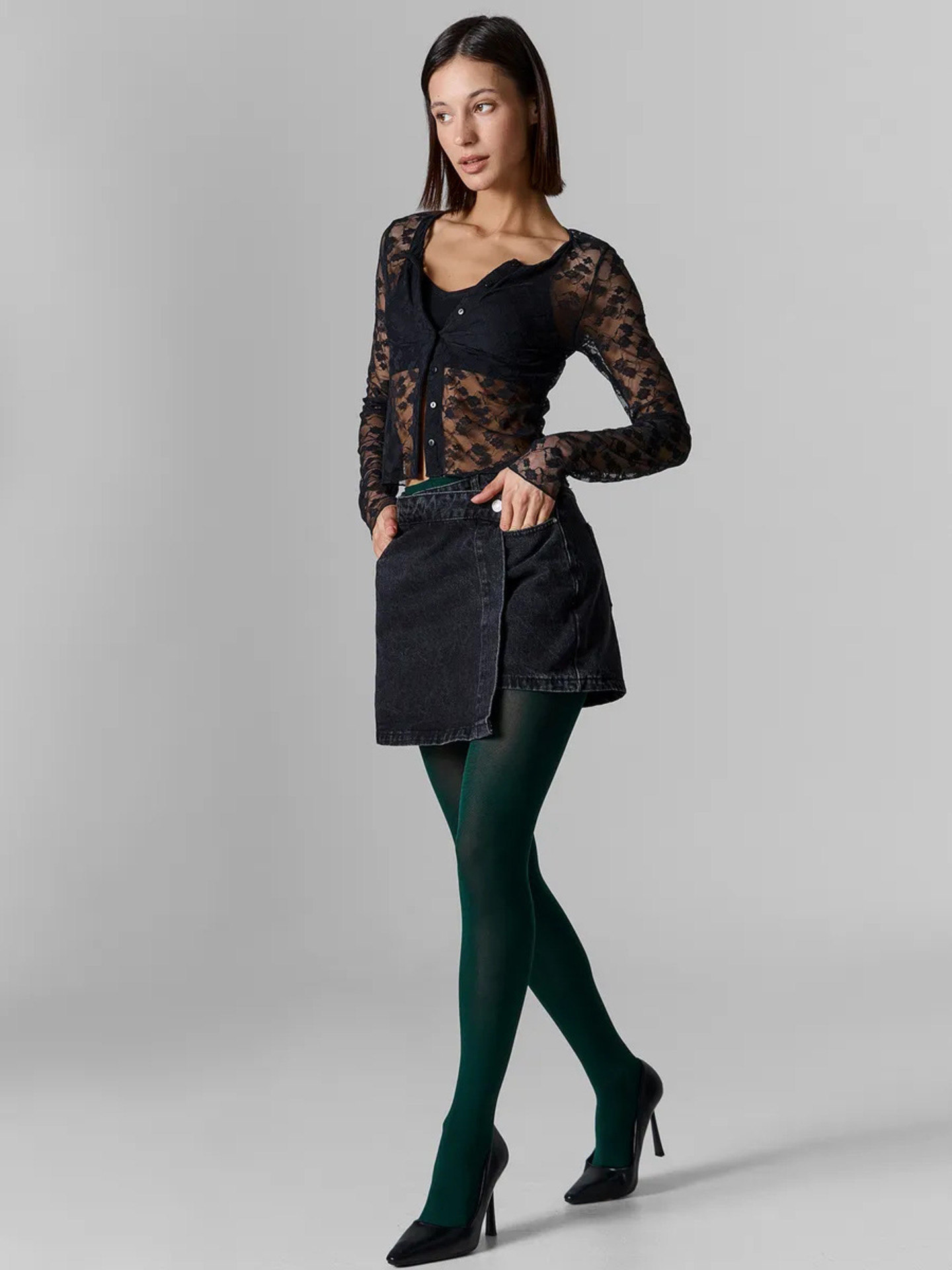 Колготки ORODORO 70 TS/70 TS N/dark green - фото 9