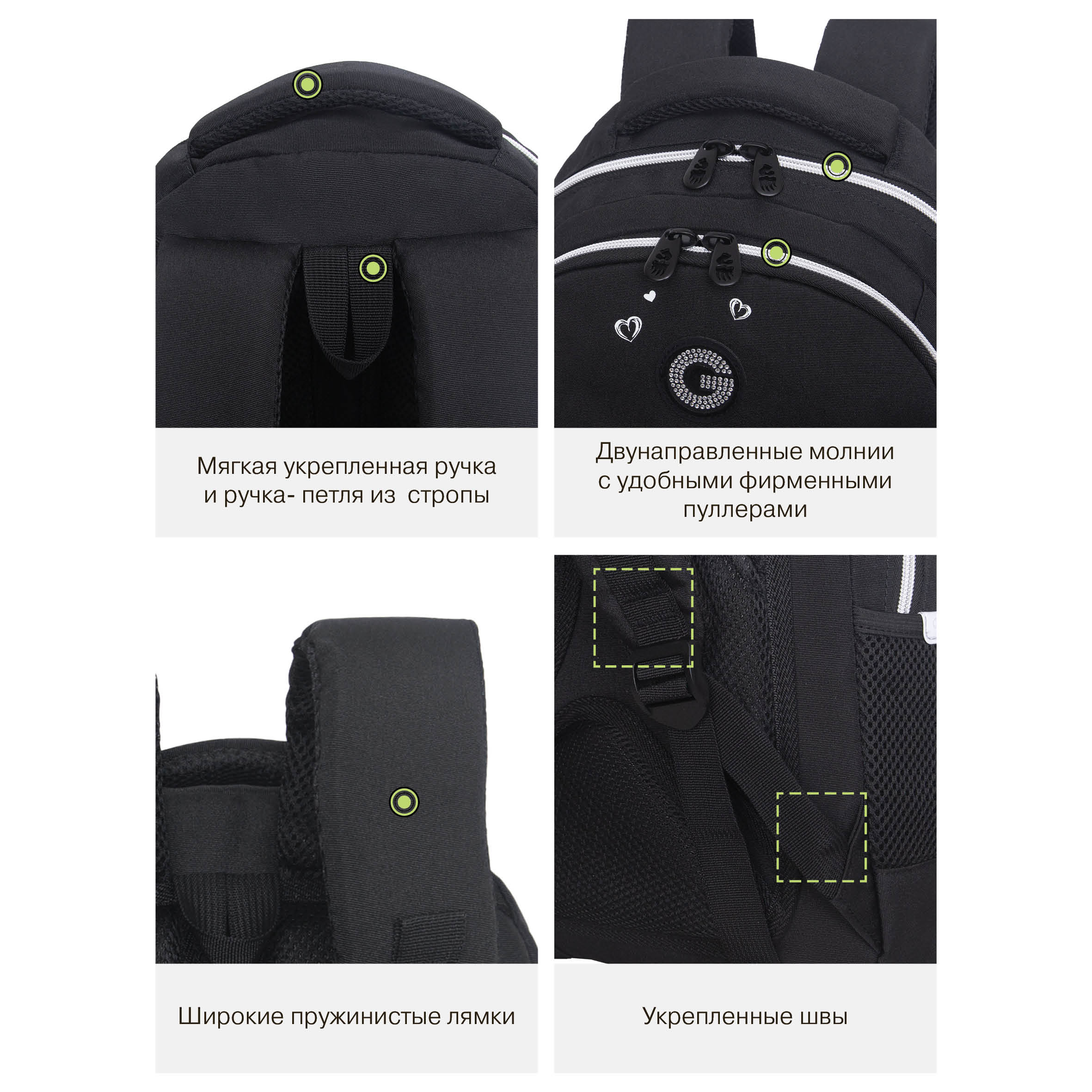 Рюкзак Grizzly для девочки - фото 12