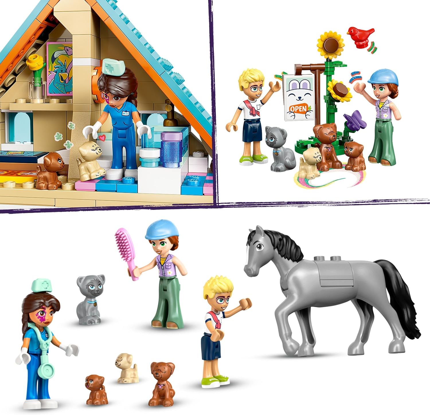 Конструктор LEGO Friends Ветеринарная клиника 428 дет. - фото 4
