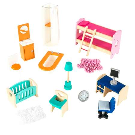 Домик для кукол KidKraft с мебелью