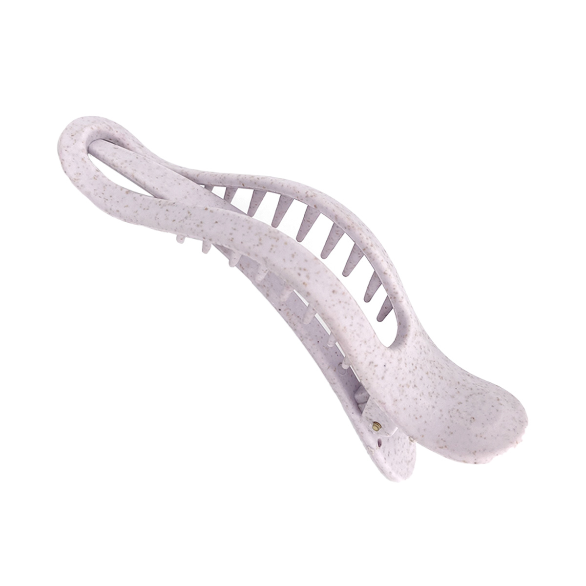 Solomeya Straw Banana Hair Clip, Lilac /Крабик для волос из натуральной пшеницы в форме банана, цвет Лиловый HP009 - фото 2