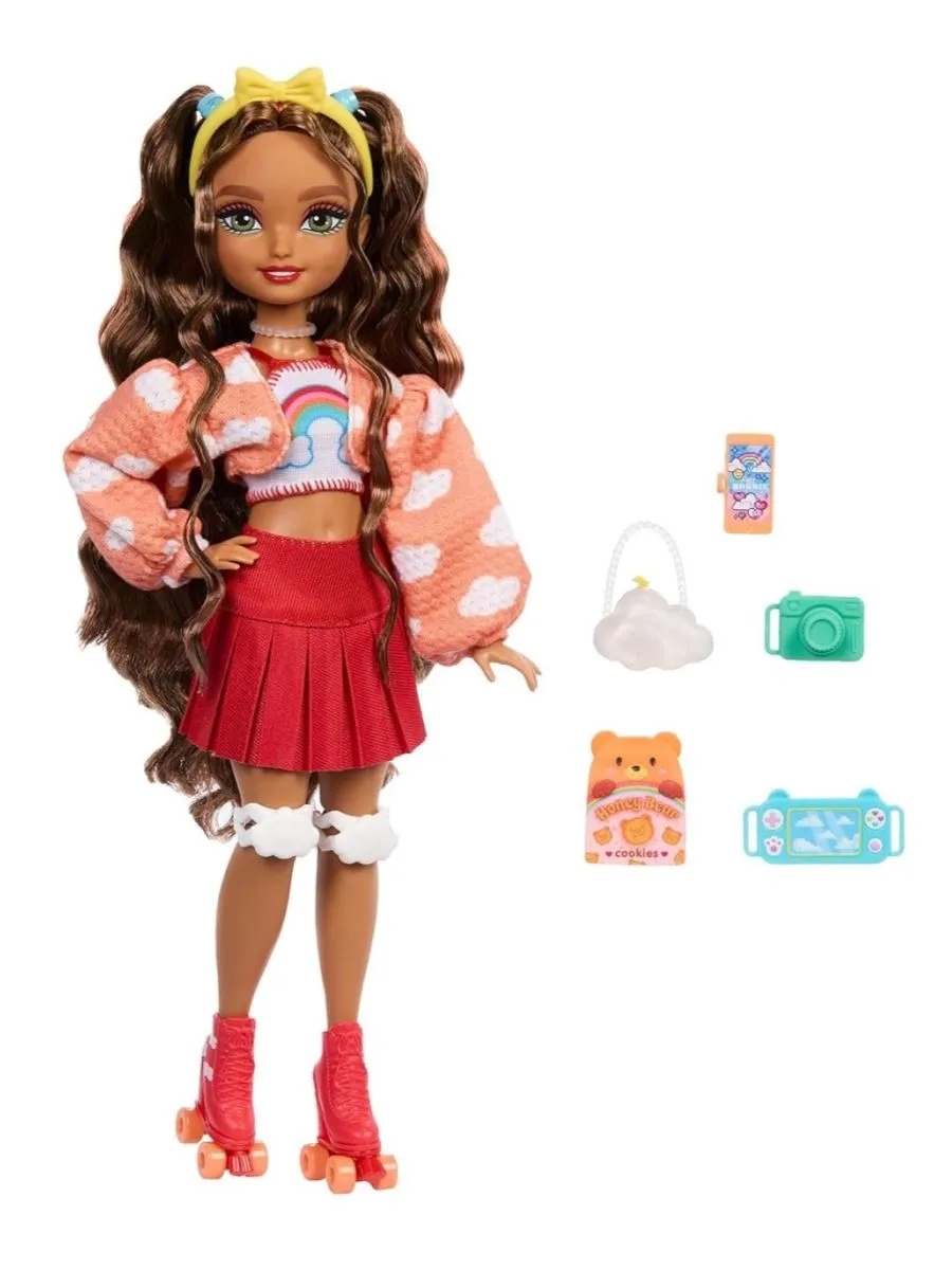 Кукла модельная Barbie Dream Besties Тереза на роликах высота 29 см JFX98 - фото 3