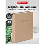 Тетрадь со сменным блоком Brauberg клетка 120 лист.