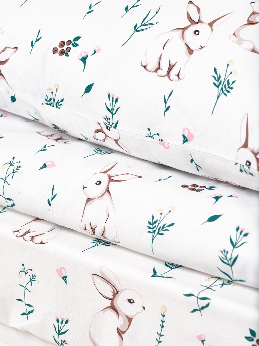 Комплект постельного белья Lemony kids Rabbit 3 предм. в ассортименте - фото 8