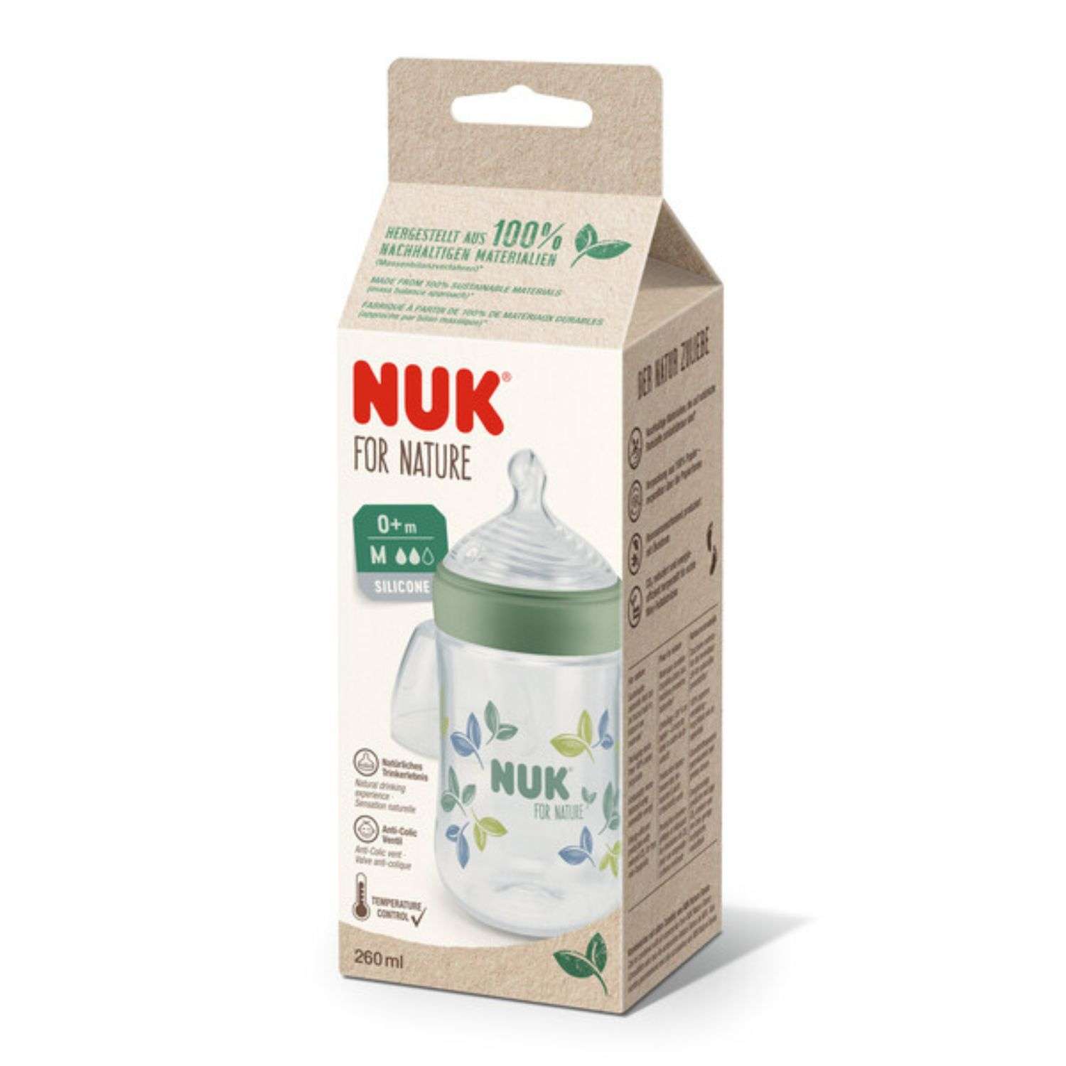 Бутылочка Nuk 260 мл в ассортименте - фото 2