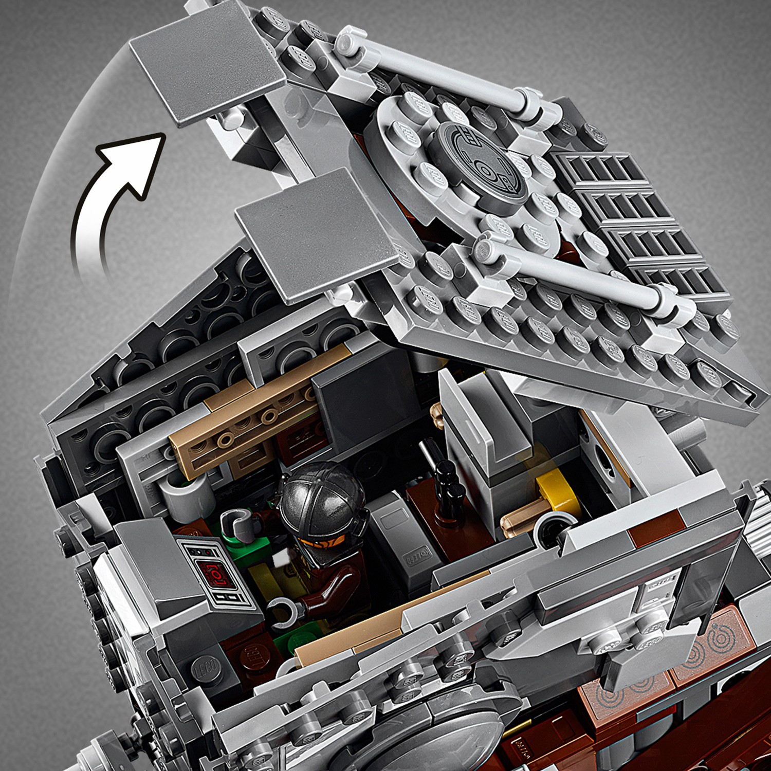 Конструктор LEGO Star Wars Диверсионный AT-ST 540 дет. - фото 11