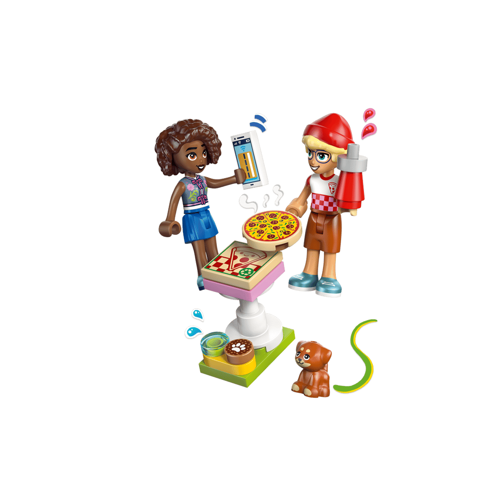 Конструктор LEGO Friends Грузовик для перевозки пиццы 190 дет. - фото 5