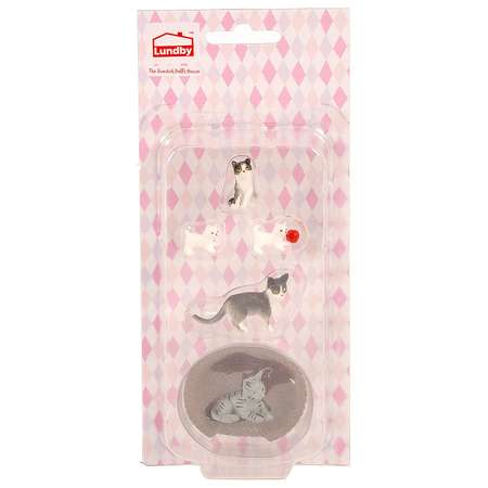 Набор игровой Lundby Кошачья семья 8 предметов LB_60807300