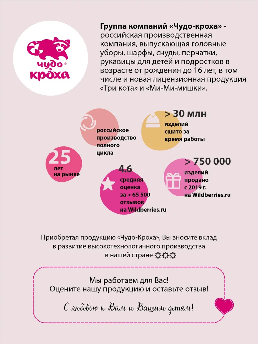 Бейсболка Чудо-Кроха BC-570/розовый мультиколор - фото 16