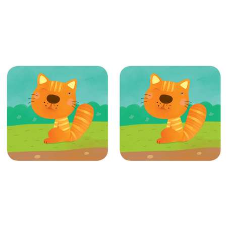 Книга Clever Весёлые животные. Развивающее домино
