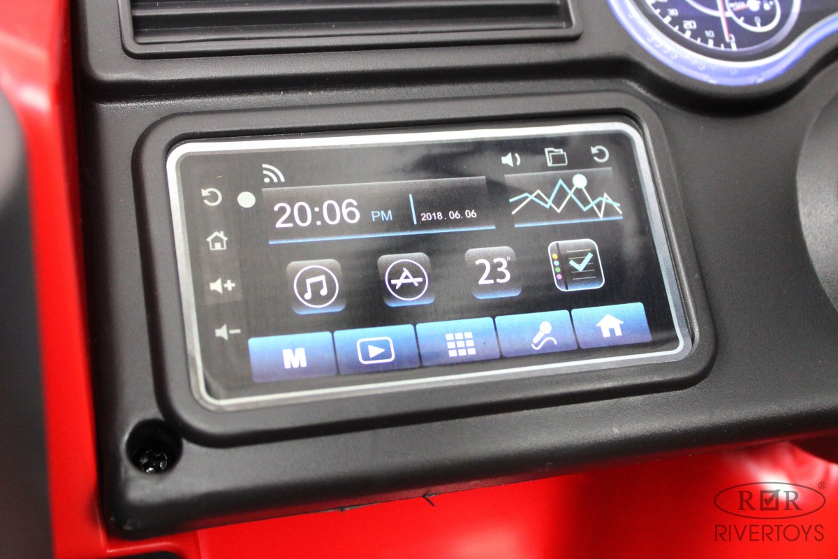 Электромобиль RIVERTOYS A555AA-RED С пультом ДУ - фото 30