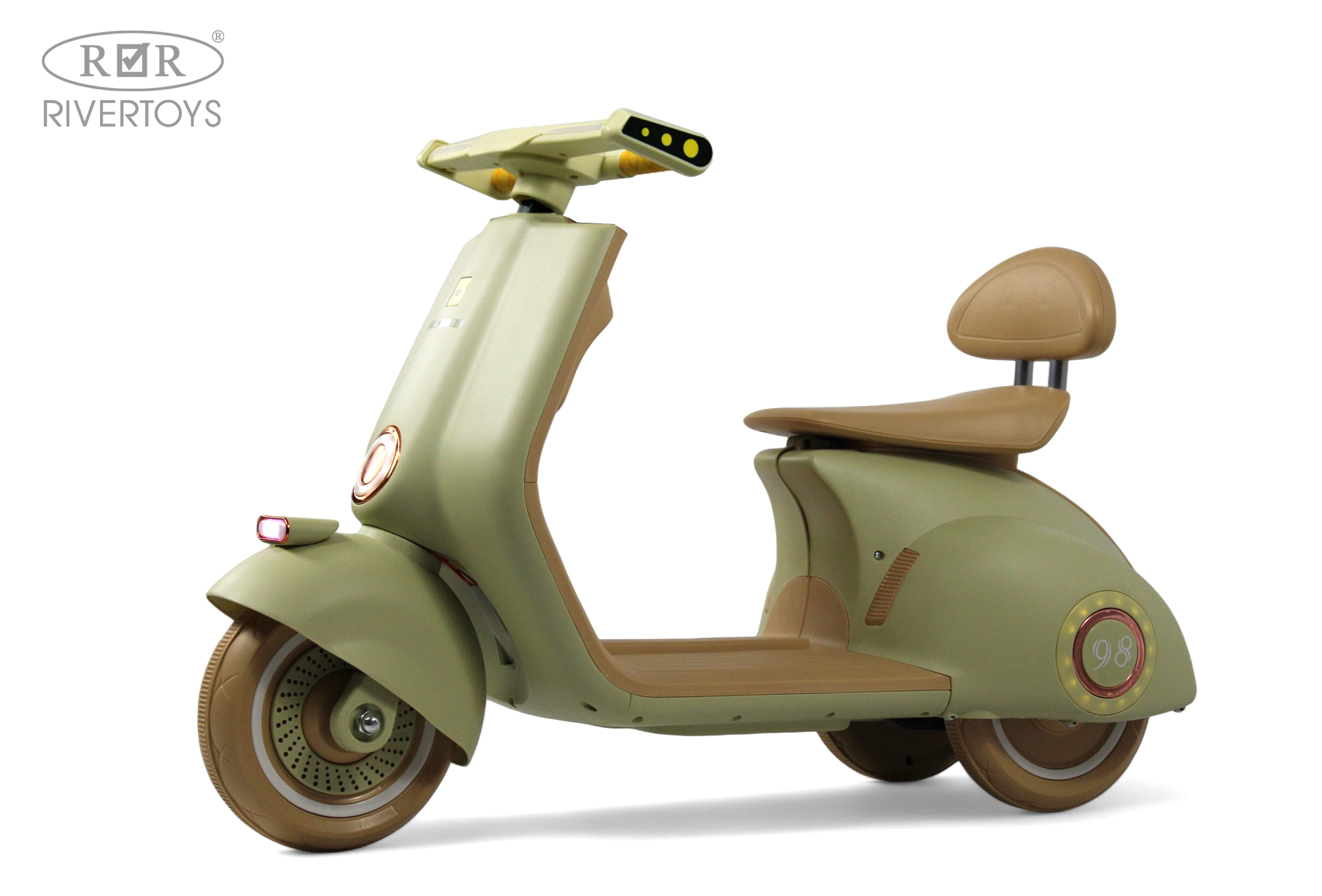 Электромобиль RIVERTOYS K444PX-GREEN - фото 2