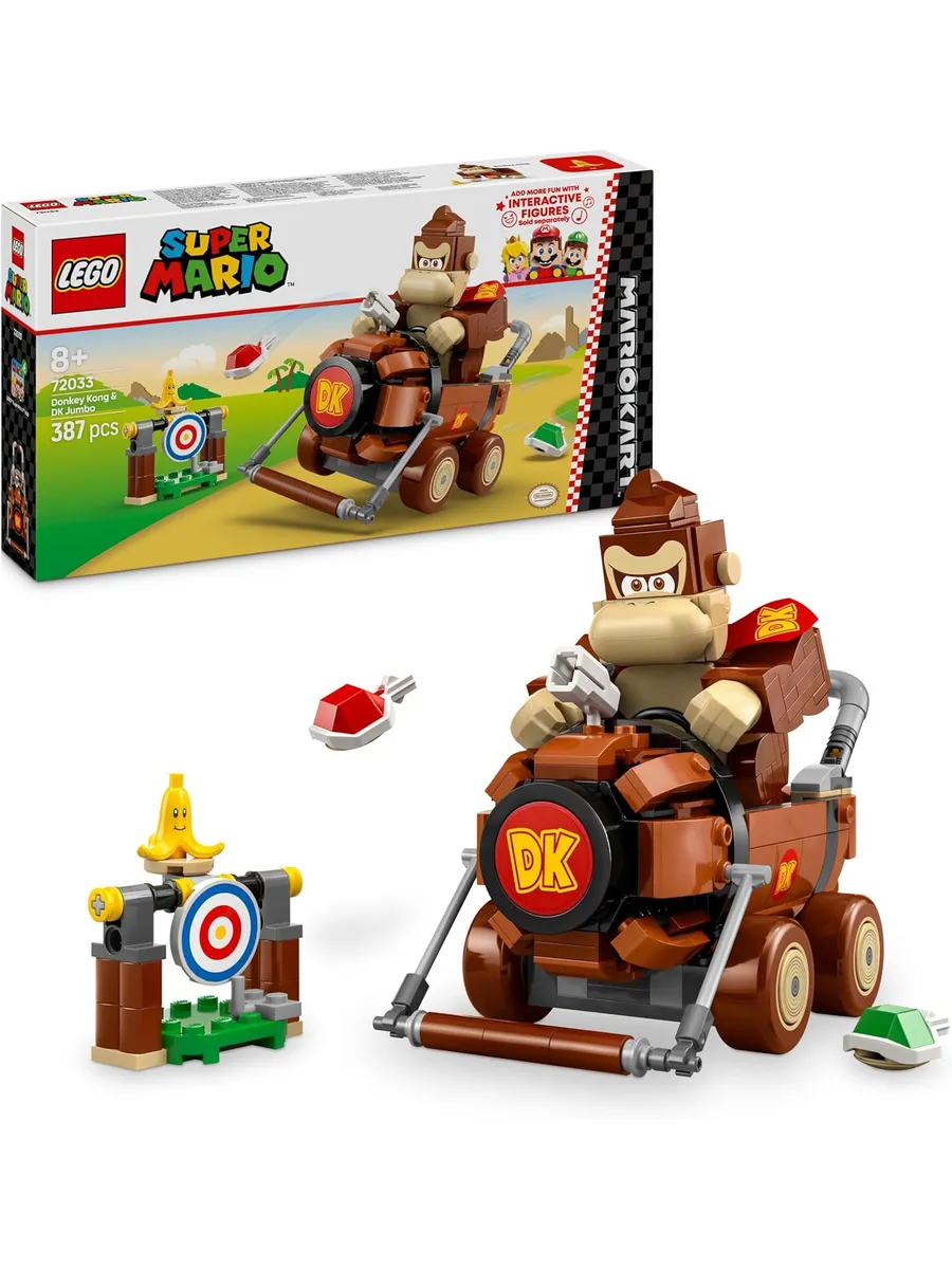 Конструктор LEGO Super Mario Донки Конг и карт ДК Джамбо 387 дет. - фото 2