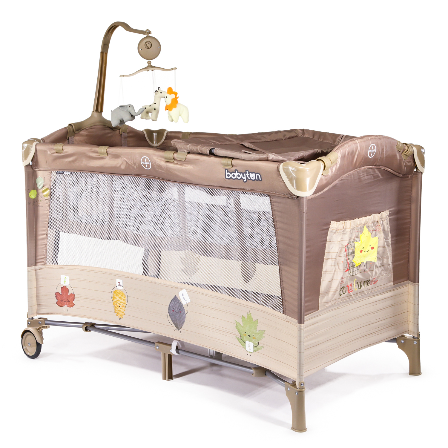 Манеж-кровать Babyton Dreamy Brown P610 - фото 1