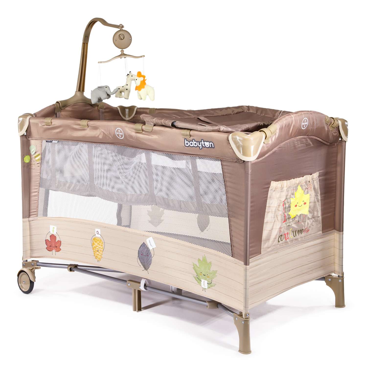 Манеж-кровать Babyton Dreamy Brown P610 - фото 1