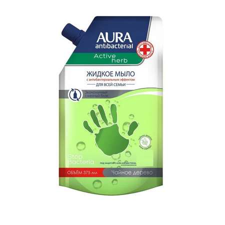 Мыло жидкое AURA Antibacterial 375 мл