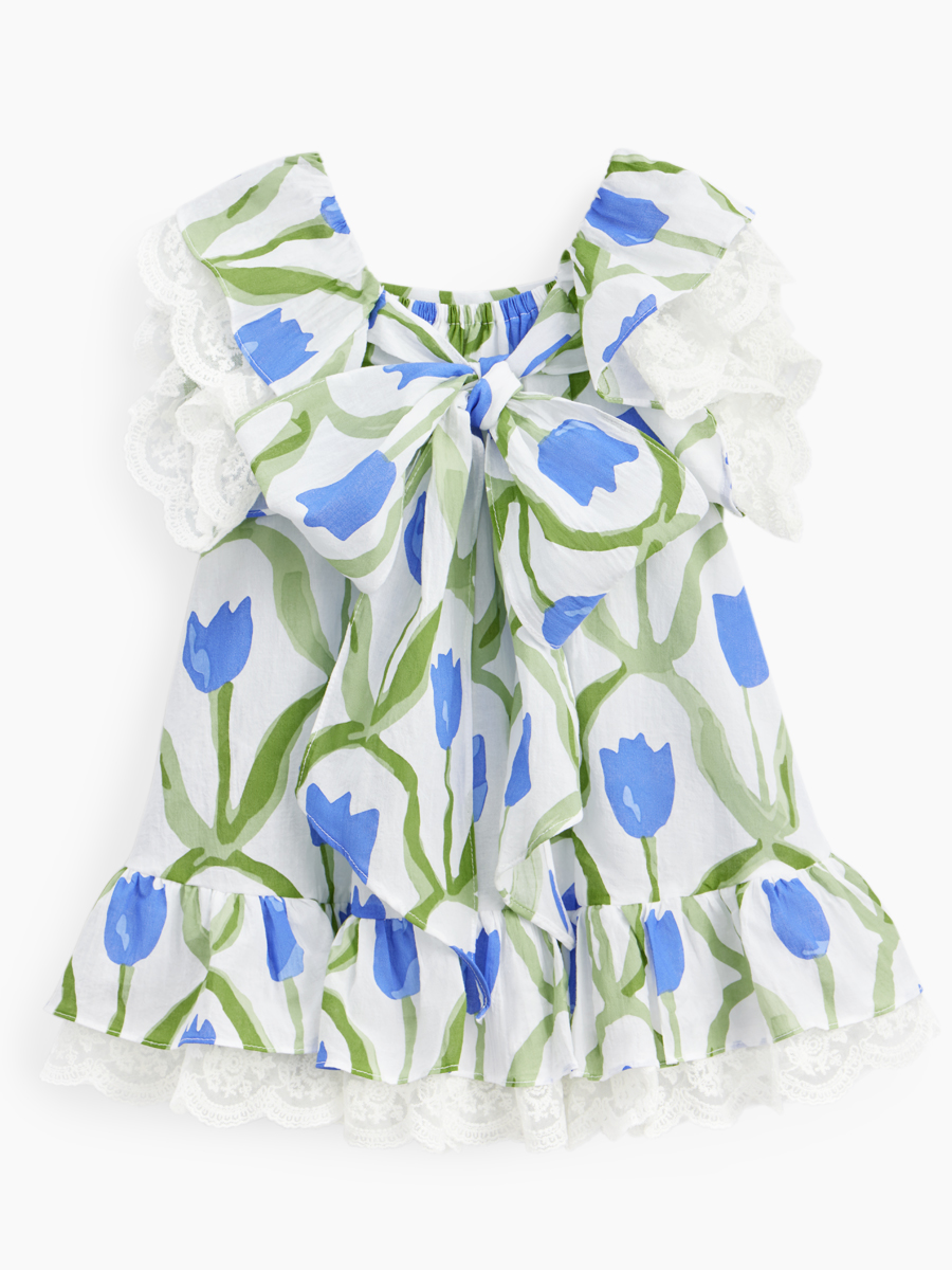 Платье Happy Baby 88189_blue-flower - фото 14