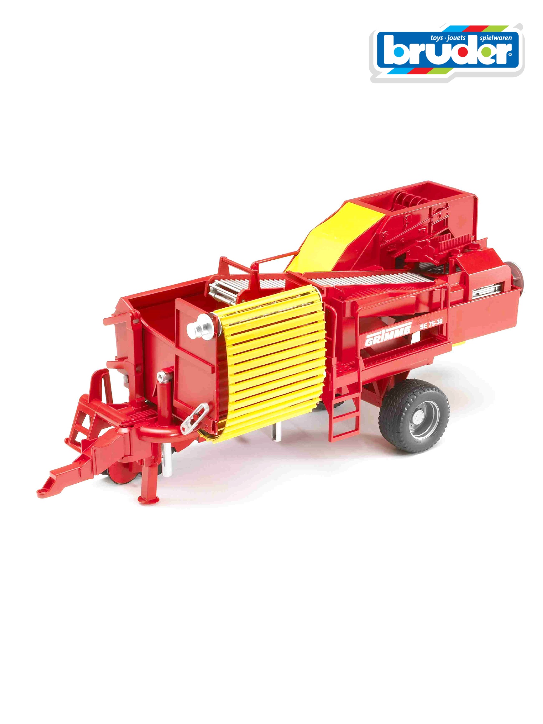 Комбайн Bruder Grimme SE 75-30 Картофелеуборочный 1:16 02-130 - фото 1
