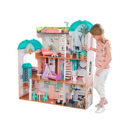 Домик для кукол KidKraft с мебелью