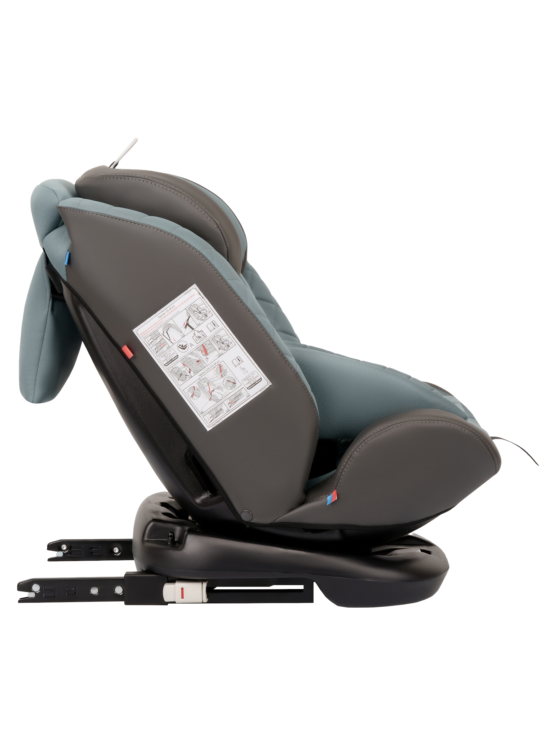 Автокресло Indigo Fuller Isofix 0+/1/2/3 (0-36 кг) зеленый - фото 8
