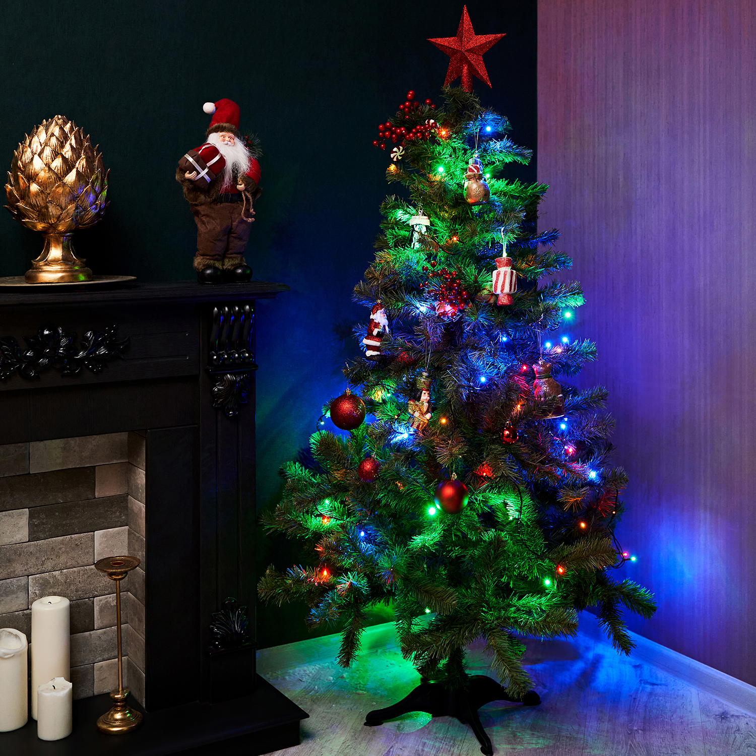 Светодиодная гирлянда NEON-NIGHT Твинкл-лайт 10 м 8 режимов свечение мультиколор 303-049 - фото 6