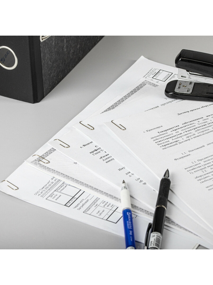 Скрепки Staff 1000 шт. - фото 7