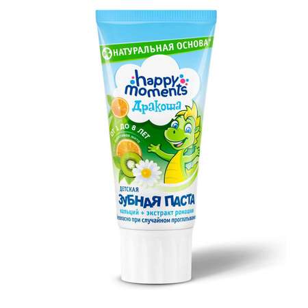 Зубная паста Happy Moments мята, фруктовый