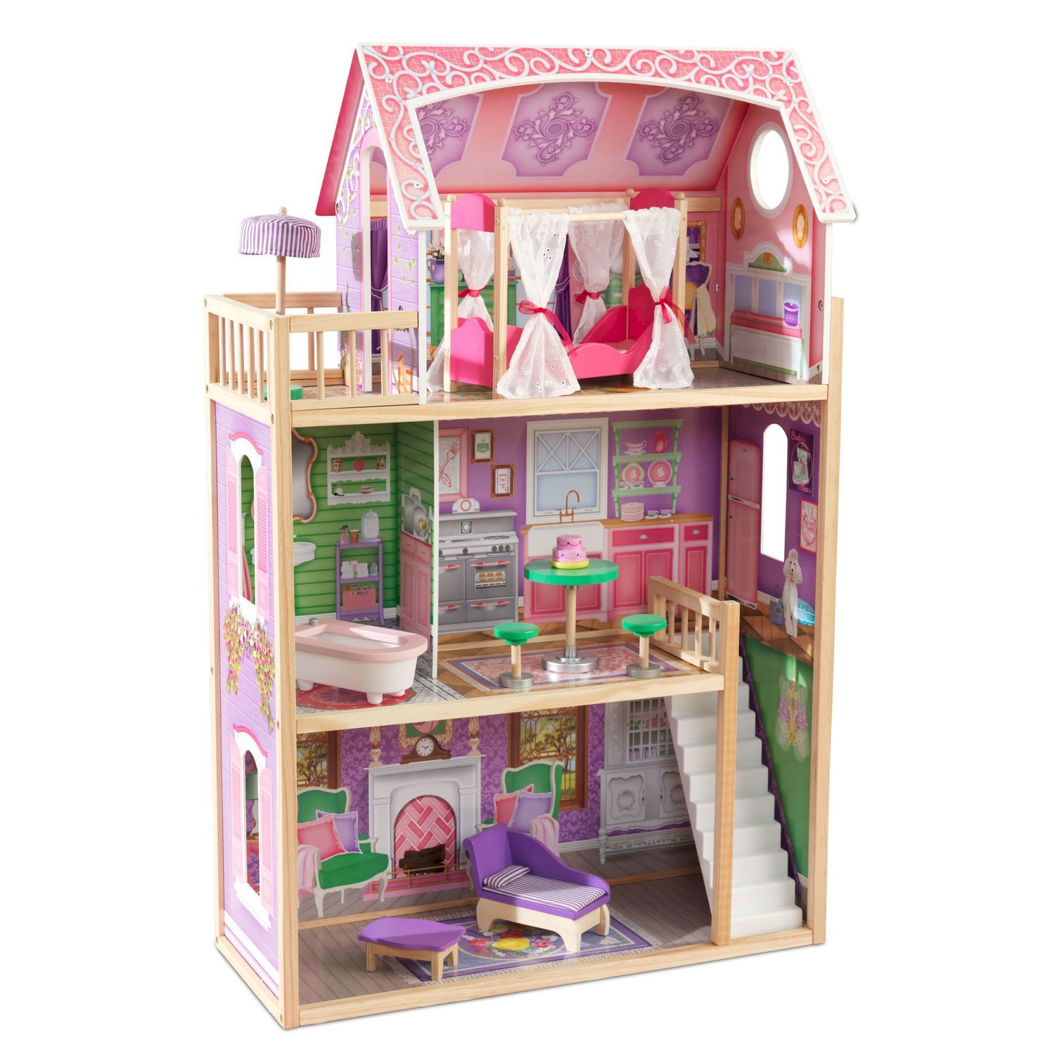 Домик для кукол KidKraft с мебелью 65900_KE - фото 1