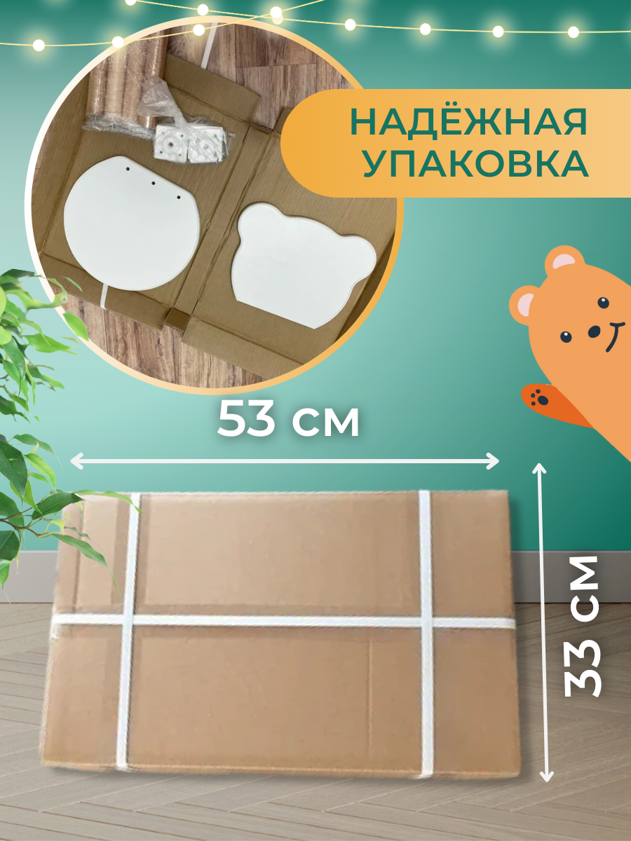 Стульчик детский Азбука Кроваток Мишка Standart - фото 10