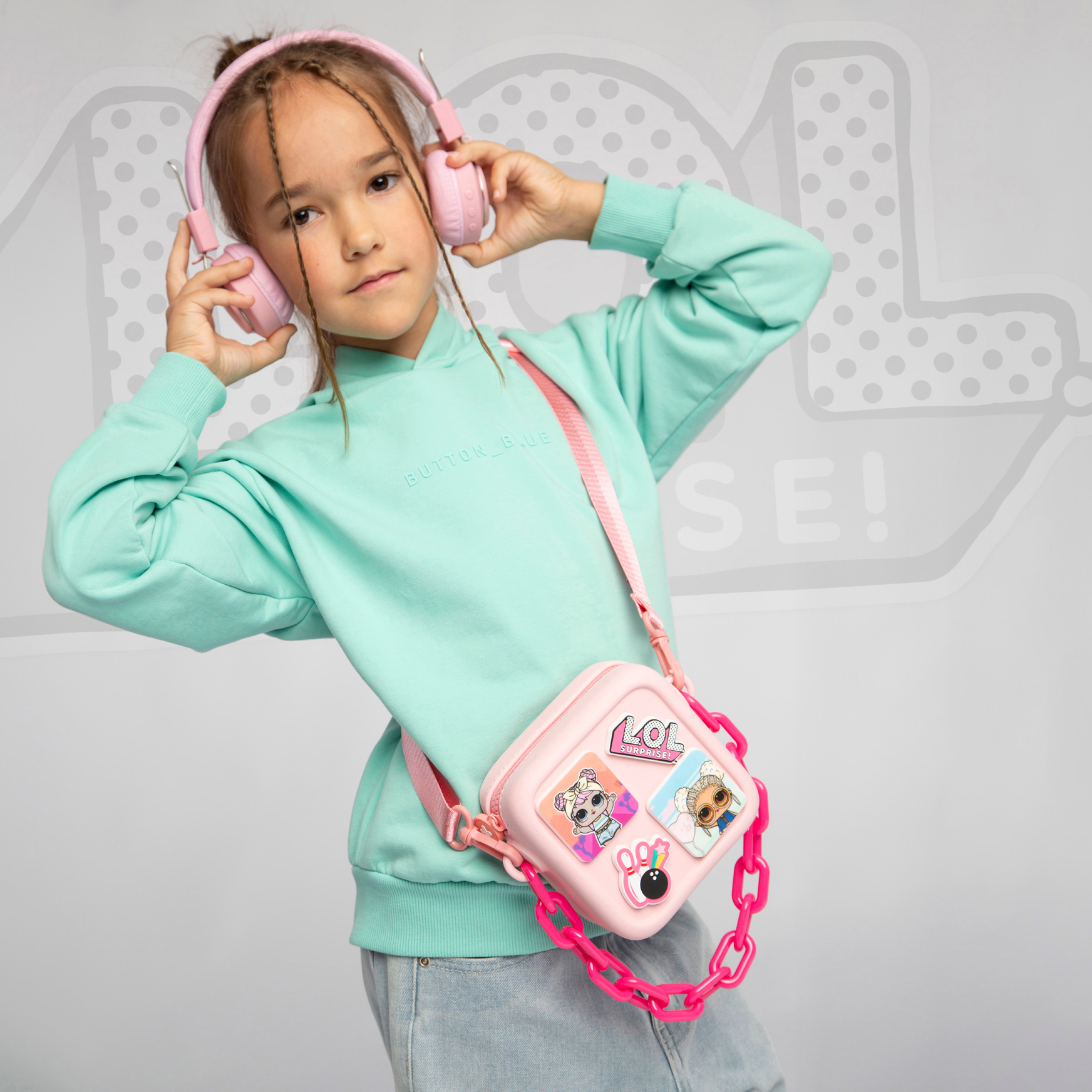 Сумка L.O.L. Surprise! розовая квадратная+джиббитсы - фото 10