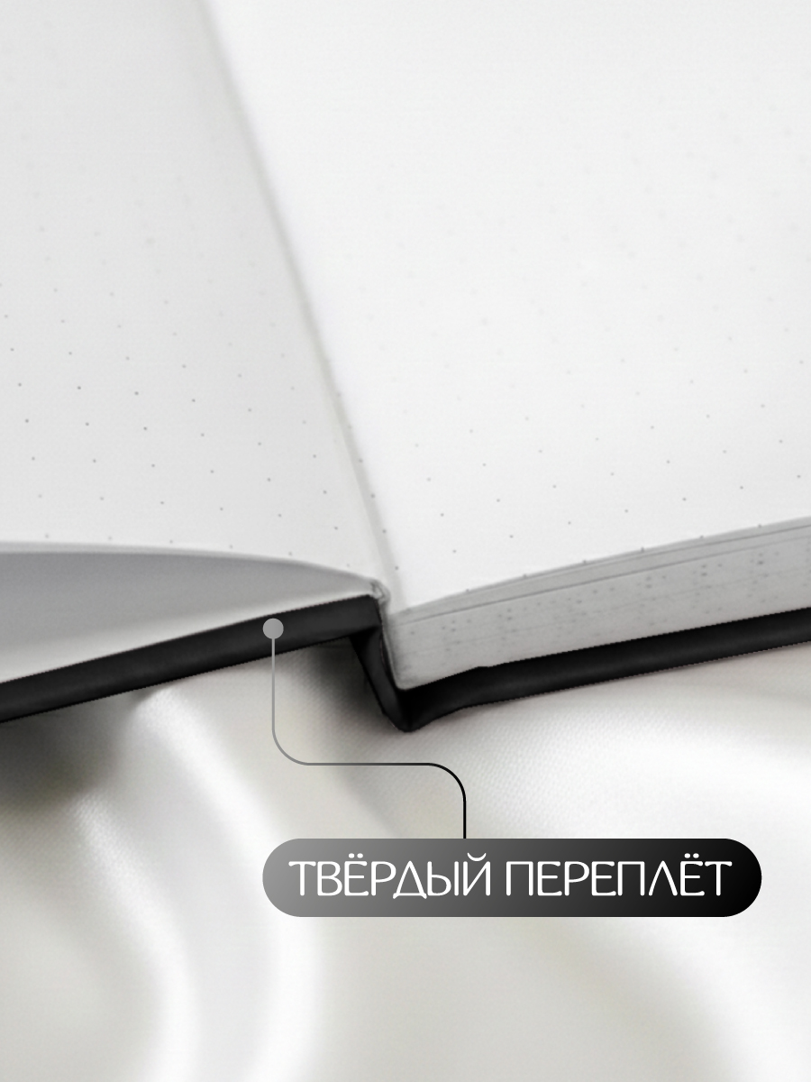 Блокнот Проф-Пресс точкабук черный А5 48 лист. - фото 2