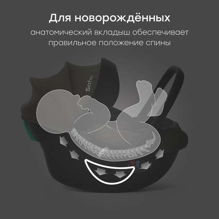 Автокресло Happy Baby SAFER 0 (0 -13 кг)